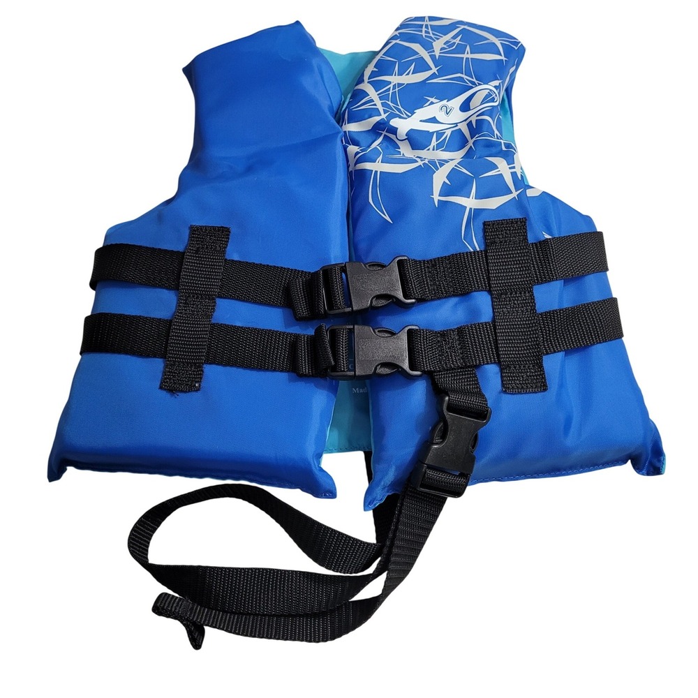 Exxel Outdoors Life Jacket Child 30-50 lbs Blue USCG Type III PFD Adjustable